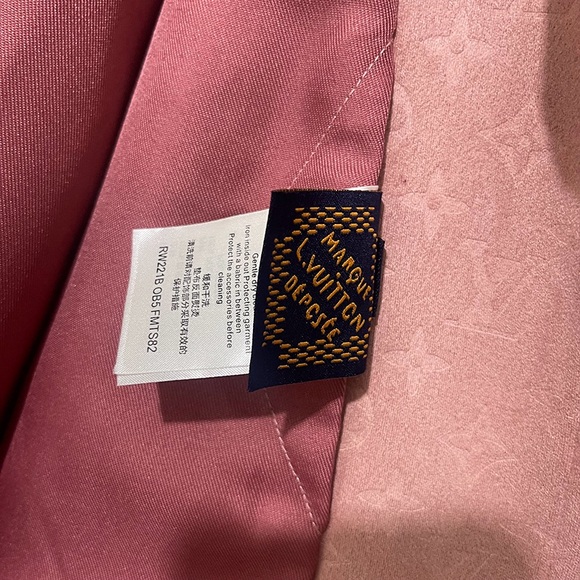 Louis Vuitton Pink Monogram Debossed Jacket - Picture 9 of 12